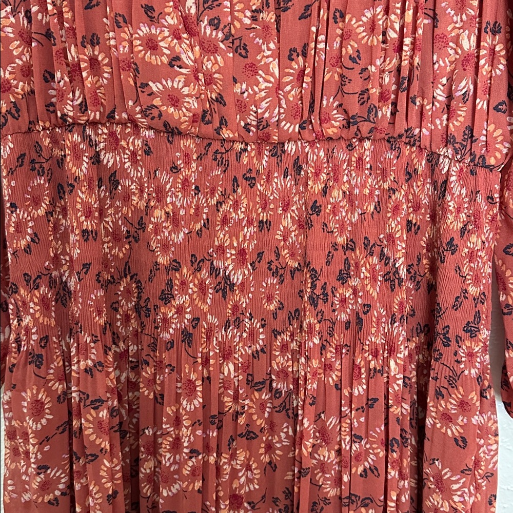 Free People Long Sleeve Midi Dress - Picture 4 of 10
